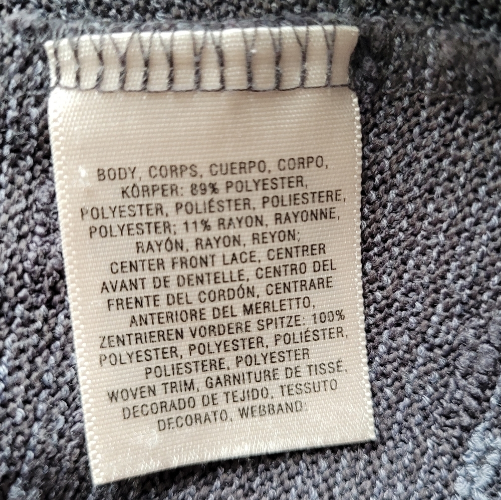 Anthropologie Meadow Rue Greylace Tunic, VGUC, Size M - Picture 8 of 8
